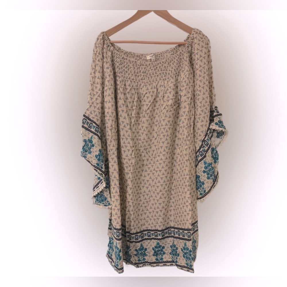 COPY - Hayden Los Angeles - Smocked Boho Dress W/ Crochet Hem | NWT | XL